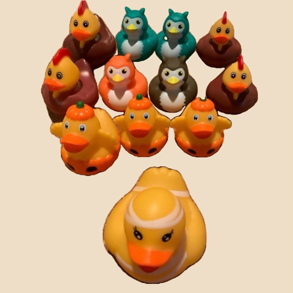 Rubber Ducks - 🦉 Owls - Pumpkins 🎃 - Turkeys 🦃